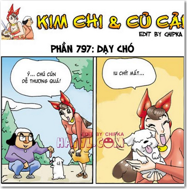 kim chi va cu cai Truyện bựa 18+ HQ: Kim Chi và Củ Cải 797   Dạy Chó